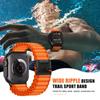 Совместимый ремешок для Apple Ultra2 Ocean iWatch S11/10/9/8: Спортивный нейлоновый ремешок для часов с парашютной пряжкой для бездорожья