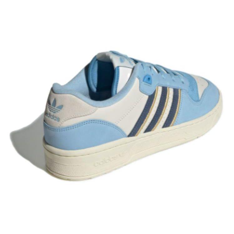 adidas Originals Rivalry Удобные Универсальные Нескользящие Прочные Низкие Кеды для Скейтбординга Унисекс Синие Белые IH0501