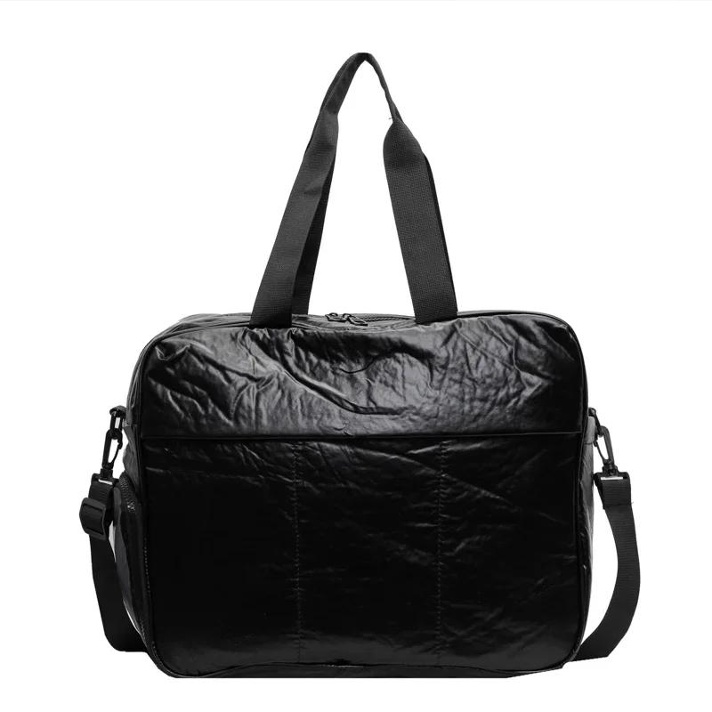 Large Capacity Solid Nylon Zipper Travel Soft Versatile Crossbody Bag High Quality Simple Casual Shoulder Bag