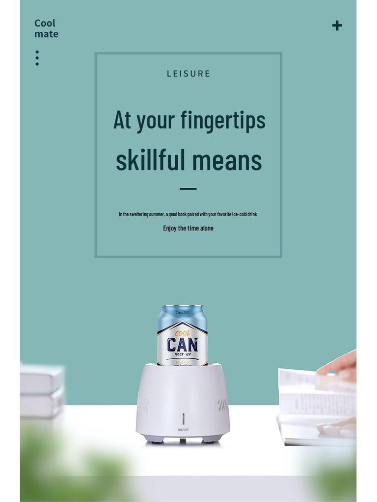 Xiaoice Rapid Cooling Cup Chiller - Desktop Cooler for Beer and Soda