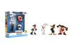 Jada Looney Tunes Metal Figs 4-Pack - Bugs Bunny, Tasmanian Devil, Daffy Duck, and Sylvester the Cat - Collectible 2.5-Inch Metal Figures