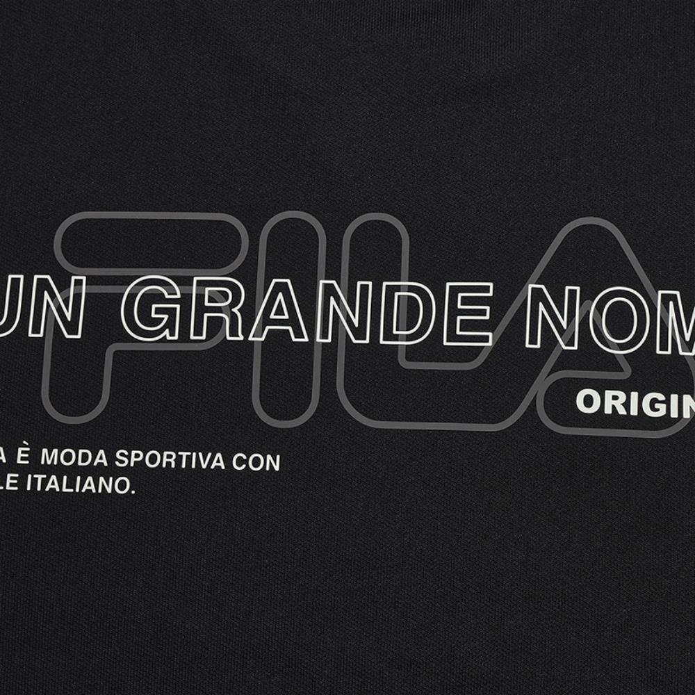 Fila Оригинальная Модная Повседневная Свободная Удобная Универсальная Толстовка-Пуловер с Круглым Вырезом Мужская толстовка F11M549212FBK