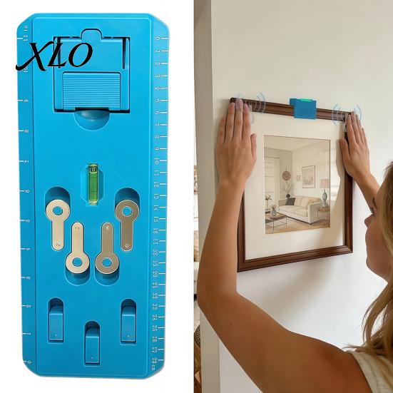 Wall Decor Installation Kit Picture Hanging Tool with Level for Easy Frame Positioning, Quick Precise Position Precision Hanger Kit, Photo Painting