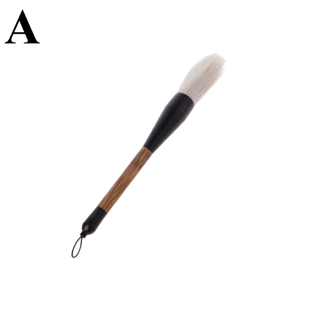 Bamboo Shaft Stationery Oil Painting Brush Pen Paint Brush Goat Hair Calligraphy Brush