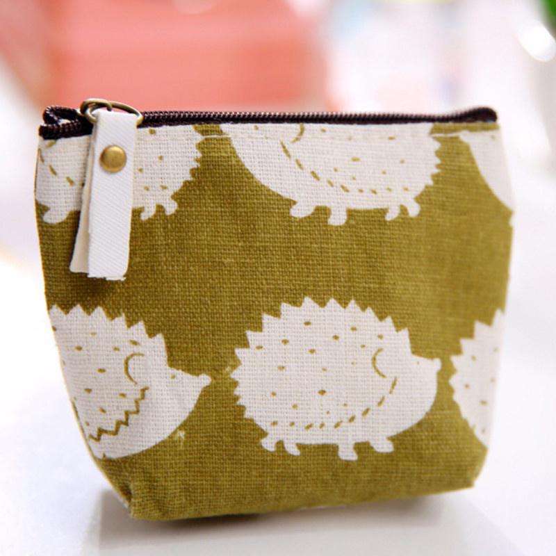 1 шт. мини женский кошелек держатель для монет кошелек сумки для денег холст монета ключ-карта кошелек на молнии смена