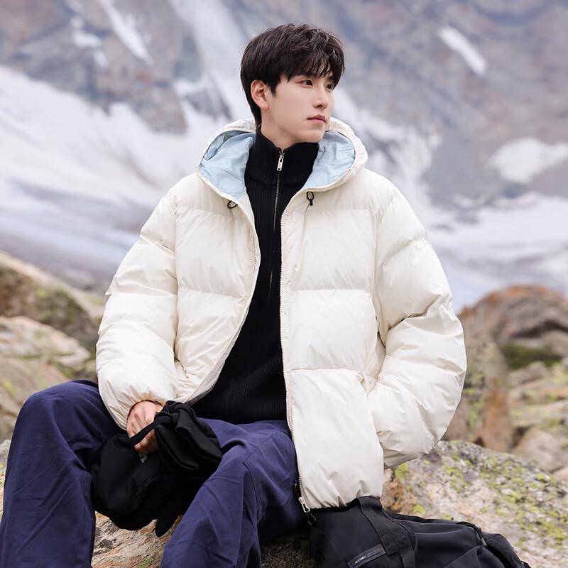 Wassup Sohot Мужская зимняя куртка-пуховик с капюшоном