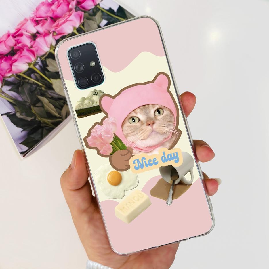 For Samsung Galaxy A31 A41 A51 A71 Case Cute Fashion Painted Cover Soft TPU Phone Case For Samsung A31 A41 Galaxy A51 A71 Bumper
