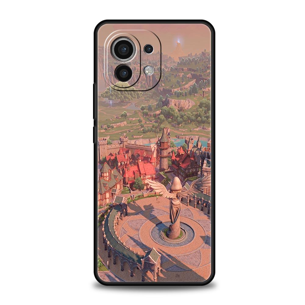 Чехол для телефона Genshin Impact Landscape для Xiaomi 14 13T 12T Pro 12 13 11 Ultra Mi Note 10 Lite 10T 5G 11X Pro 11T 11i 9T