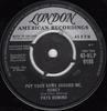7inch Record FATS DOMINO - Put Your Arms Around Me Honey / Thr 45HLP9198 London Records, 1960 UK Rock Used