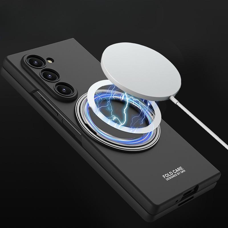 Чехол для телефона Samsung Zfold7 Ультратонкий Модный Защитный чехол Высококлассное ощущение Защита от отпечатков пальцев Встроенная подставка