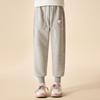 Hello Kitty Girls' Spring Cropped Pants 2024 Model for Older Children, Spring and Autumn Casual Sweatpants, Thin Style