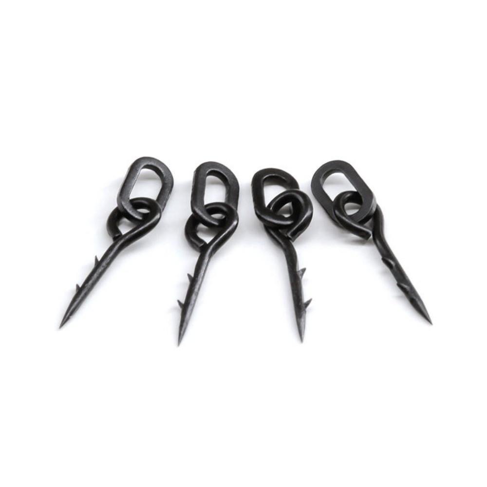 20pcs With Hook Barbs Carp Fishing Accessories Maggot Pin Hair Rig Method Feeder Freshwater Fishing