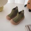 Japanese Korean Children's Shoes Autumn New Boys and Girls Toddler Steady Shoes Short Boots Smoke Boots Cloth Boots Children's Cloth Shoes