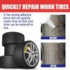 Tire Repair Glue 50ML Strong Adhesive Bonding Rubber Cement Tire Plug Gasket Sealers Black Sidewall Repair Cement for Off-Road
