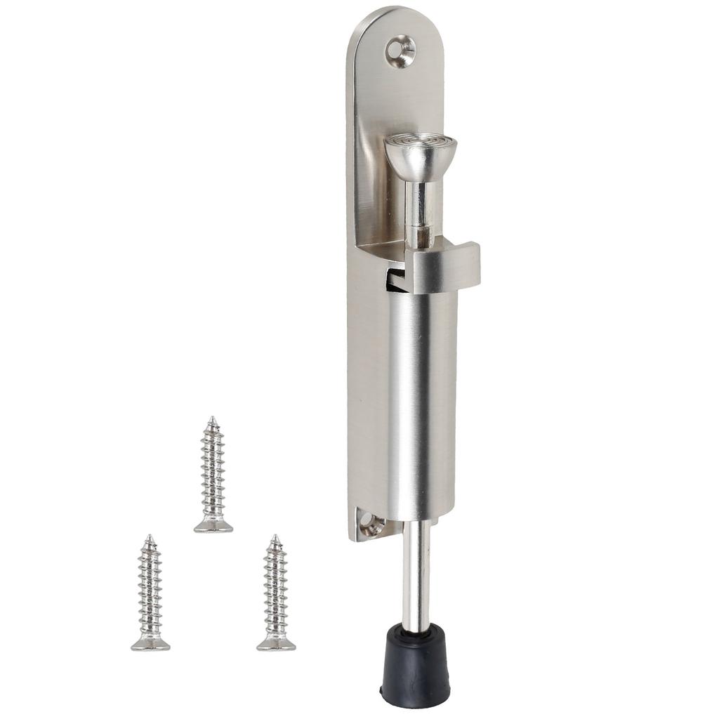 Пружинный дверной стопор, ножной стопор, телескопическая педаль из цинкового сплава, прочный держатель дверного замка, прочный защитный настенный щиток