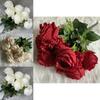 European Wedding Hall Flower Material With Faux Rose For Restaurant Decor