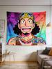 Декоративное настенное панно по аниме One Piece, тематика Усопп, декоративная ткань для гостиной, спальни, комнаты в общежитии