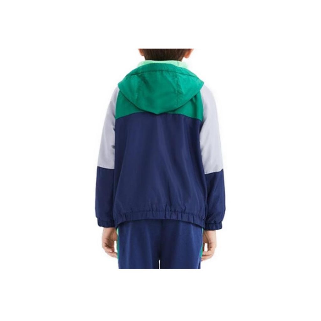 Nike Куртка с капюшоном и застежкой-молнией Color Block с длинными рукавами Детские куртки Indigo NY2242020GS-001
