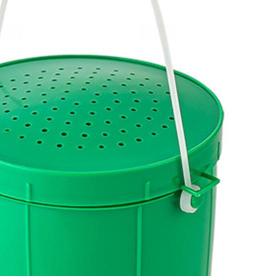 Ведро для наживки с ручкой, большой вместимости, портативное, дышащее, контейнер для дождевых червей, опарышей, червей, приманок, рыболовные снасти