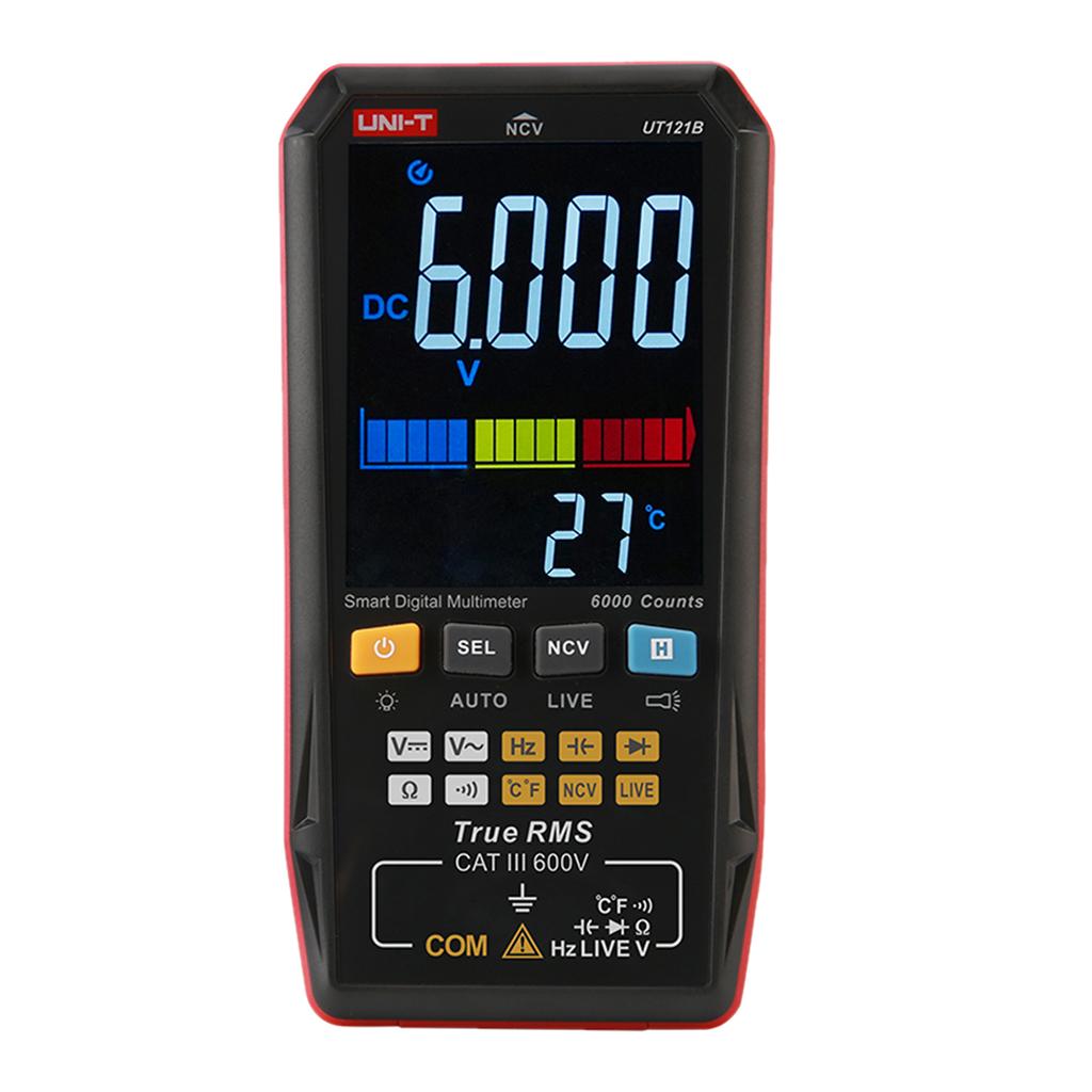 UNI-T UT121B Смарт-цифровой мультиметр Мини-портативный универсальный тестер Многометровый вольтметр с