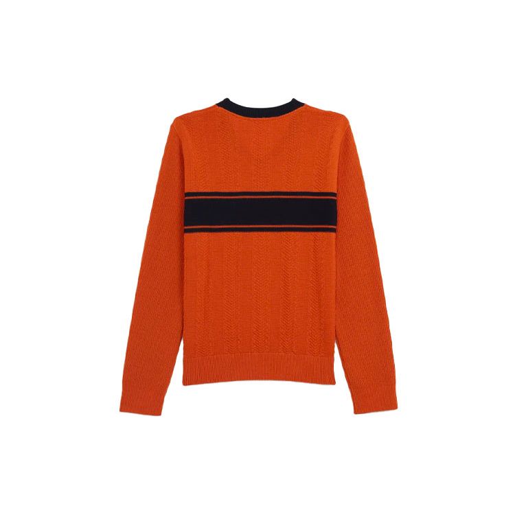 adidas Оранжевые мужские вязаные топы с длинными рукавами X Wales Bonner HG2152