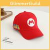 Мультяшная бейсболка Super Mario Bros с защитой от солнца и дышащим хлопком для детей, летняя одежда