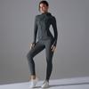 Auroth Zipper Длинный рукав Йога Костюм Женская Тренировочная Одежда Футболки Для Спорта Push Up Фитнес Леггинсы Спортивная Одежда