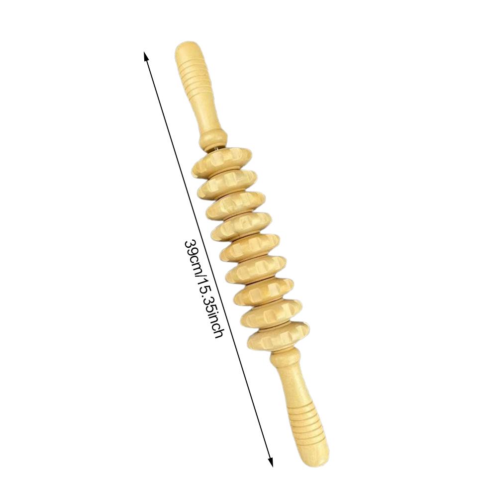 9/12 роликов деревянный массажер для живота ручной роликовый палочка триггерная точка деревянные ручные массажные инструменты для антицеллюлитного тела облегчение мышечной боли