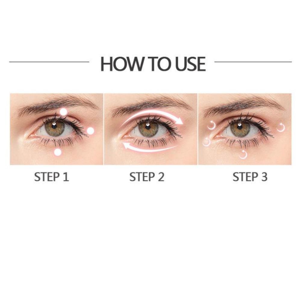 Увлажняющий крем для век с экстрактом улитки и вращающимися шариками Увлажняющий Устранение темных кругов Уход за кожей вокруг глаз Крем для век