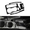For Toyota Corolla 2014 2015 2016 2017 2018 Carbon Fiber Look Gear Shift Panel Cover Trim Auto Interior Mouldings Sticker
