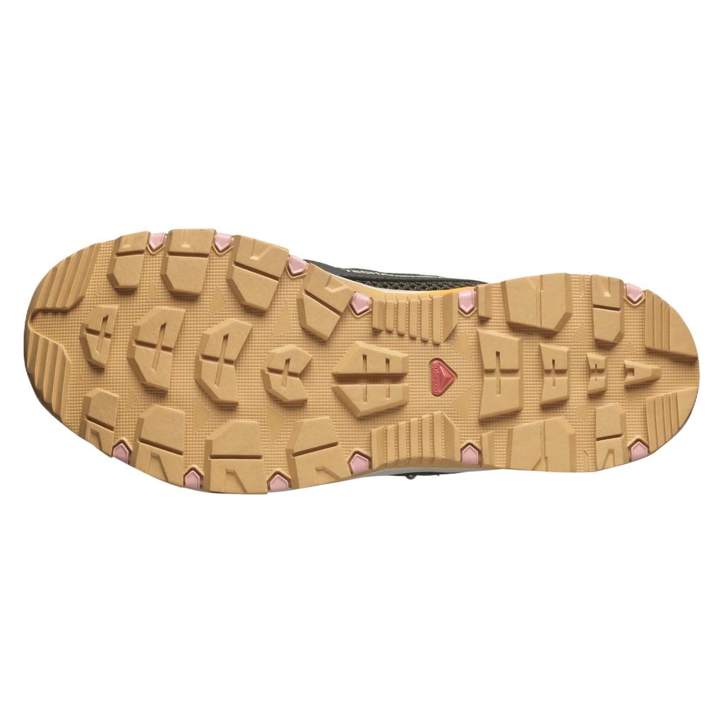 SALOMON Techamphibian 5 Round Toe Comfortable Breathable Water Shoes Women Water Shoes Mud Peat-Gray 477508