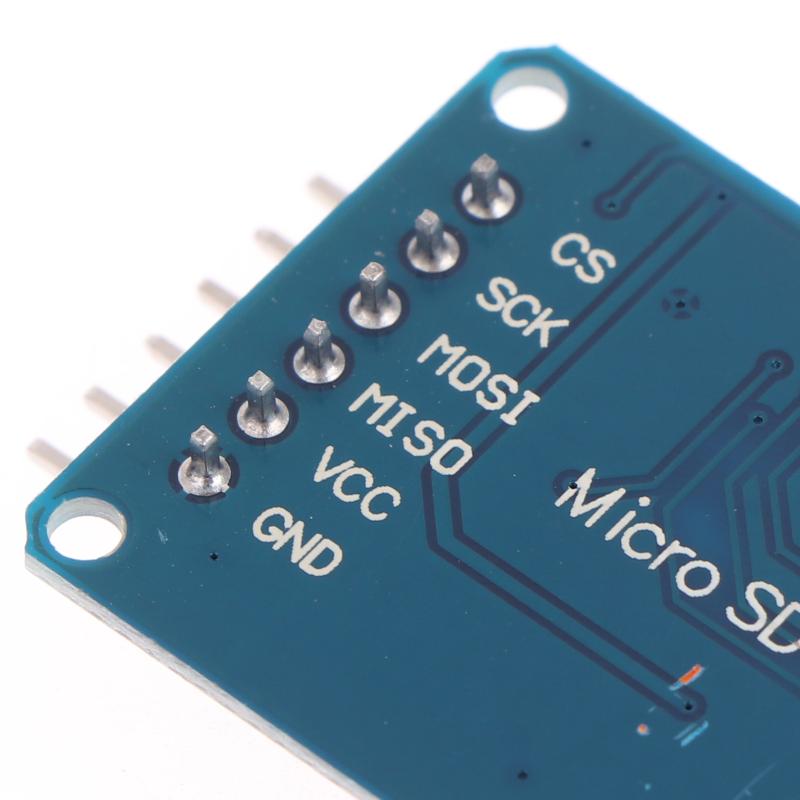 2Pcs Card Mini Tf Card Reader Module Spi Interfaces With Level Converter Chip 5V/3.3V For Diy Kit