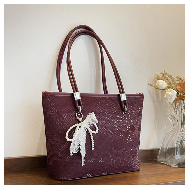 Сумка большой вместимости женская новая высококлассная деловая на плечо, сатчел, подмышечная, классная, тоут