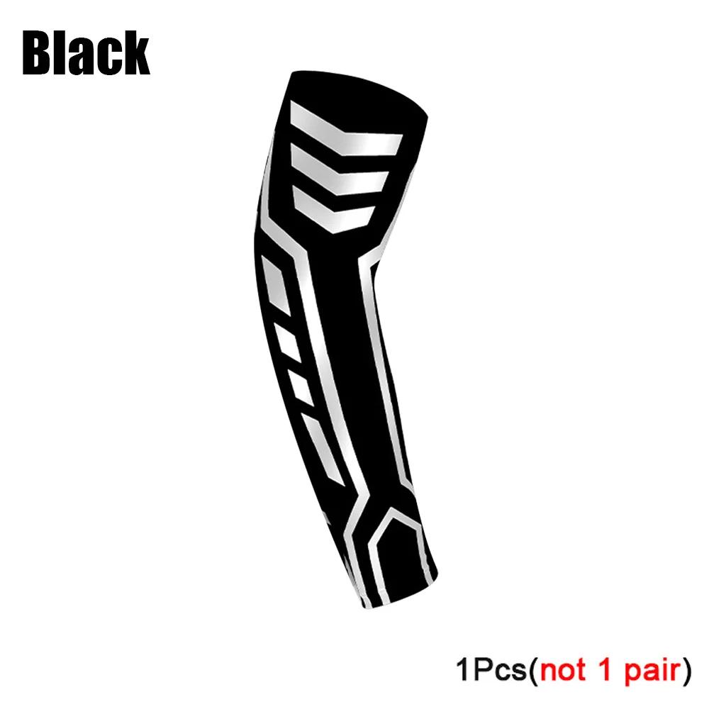 1Pc Sports Arm Compression Sleeve Basketball Cycling Arm Warmer Summer Running Uv Protection Volleyball Sunscreen Bands