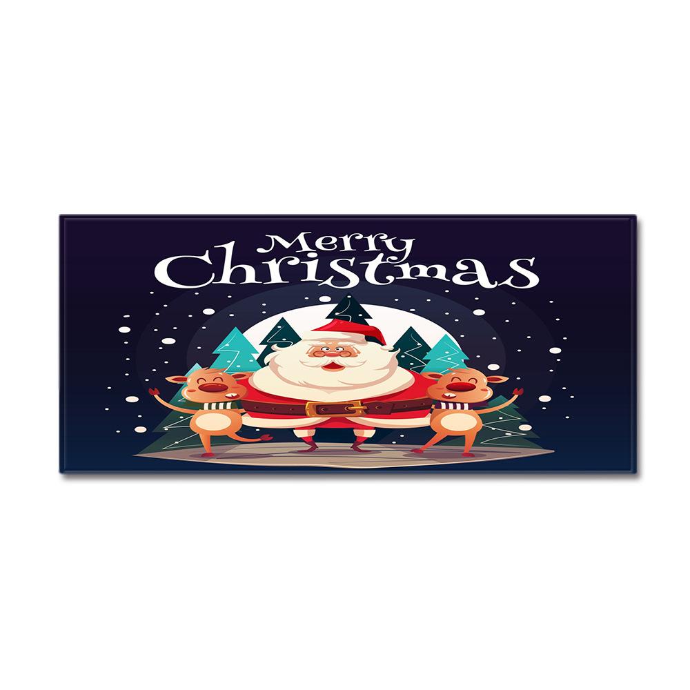 Christmas Kitchen Sand Carpet Doormat Long Floor Mat