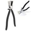 Black Glass Pliers Rubber Tips Flat Nose Pliers Glass Breaking Tool  Stained Glass and Mosaics Work