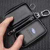 Leather Key Wallet Car Key Bag Multi Function Key Case for Subaru Forester XV Legacy WRX Tribeca Levorg BRZ Crosstrek Accessorie