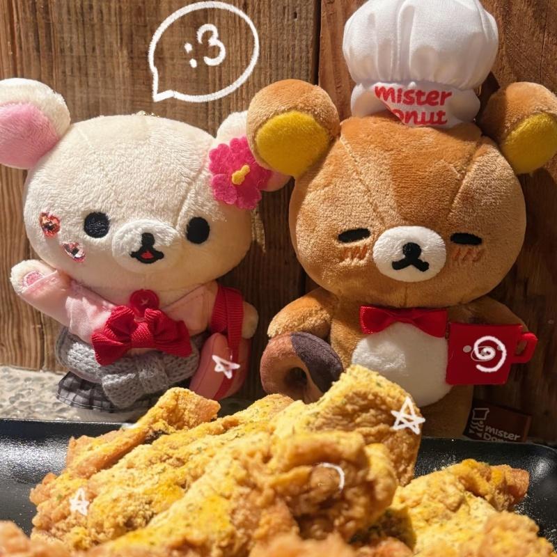 SanX Rilakkuma Серия JK для кампуса плюшевая кукла-медведь подвеска Аниме Повар Корилаккума Кииротори милый цыпленок мягкая игрушка брелок
