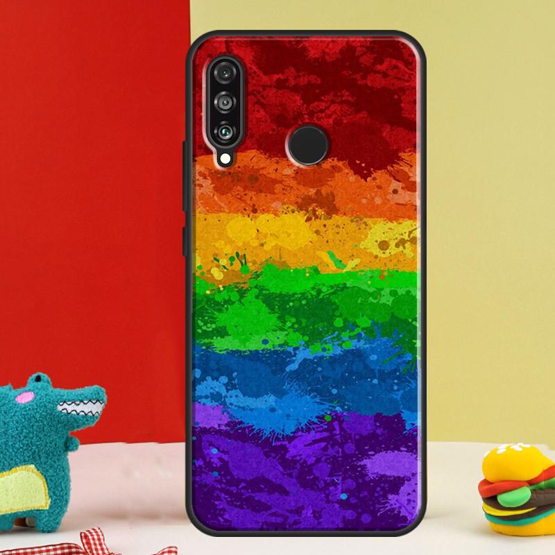 Чехол Радужный Pride ЛГБТ для Huawei Nova Y91 Y90 Y60 Y70 Y72 Y61 9 10 SE 12i 12s 11i 5T P60 Pro P20 P30 P40 Lite