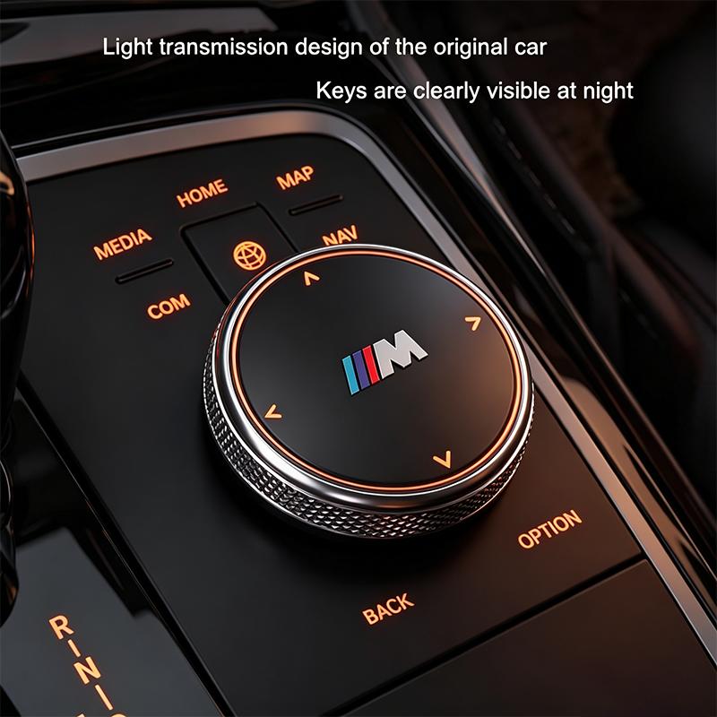 CTCE1 Car Multimedia Knob Button Cover Sticker For BMW G30 G32 6GT G20 F30 F10 G01 G02 G05 G06 G07 G11 G12 G22 F15 F36 X3 X4 X5 X6 X7