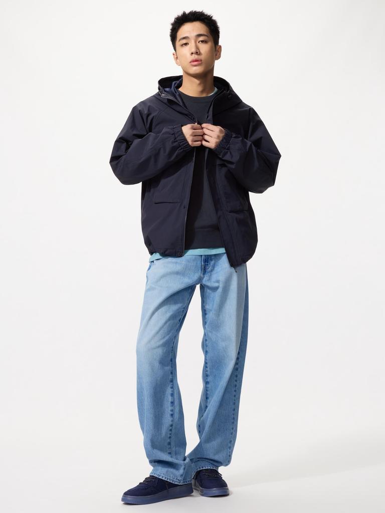 Uniqlo Японские мешковатые джинсы длинные