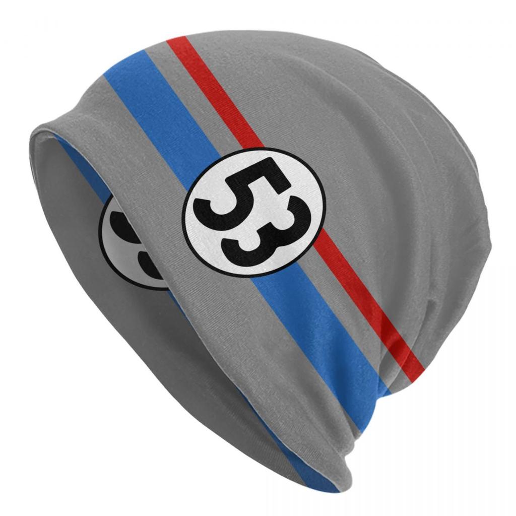 Классический гоночный автомобиль Herbie 53 Skullies шапки кепки крутые зимние теплые унисекс женские вязаные шапки для взрослых унисекс шапки с капюшоном
