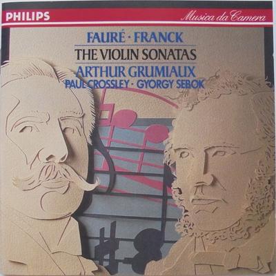 CD ФОРЕ / ФРАНК - Сонаты для скрипки: Грюмьо / Кроссли PCD4060 Philips 1990 Япония ОбиКлассика Б/у