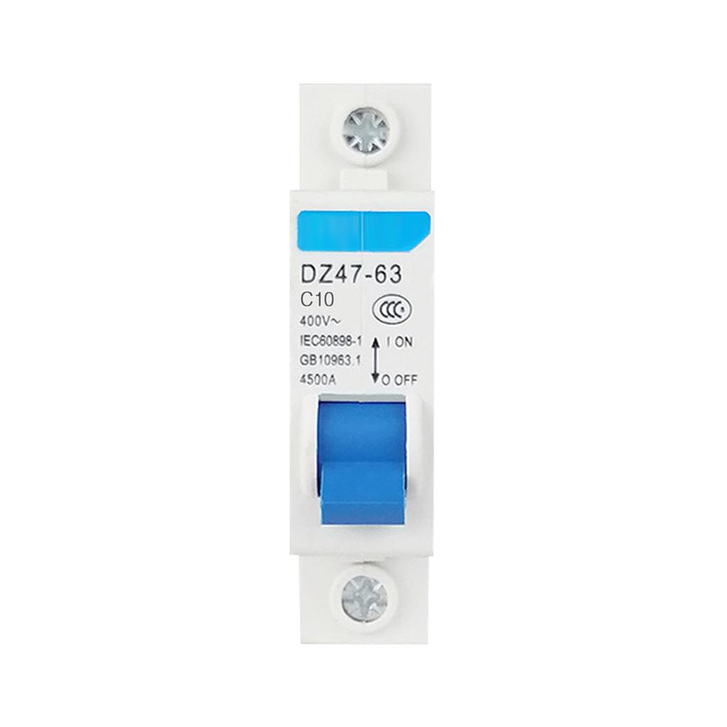 Миниатюрный выключатель остаточного тока, 1 полюс, 400 В, бытовая защита от утечки тока DIN