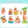 Фигурки капибары из ПВХ в слепых коробках с дисплейной коробкой для коллекционеров аниме и детей