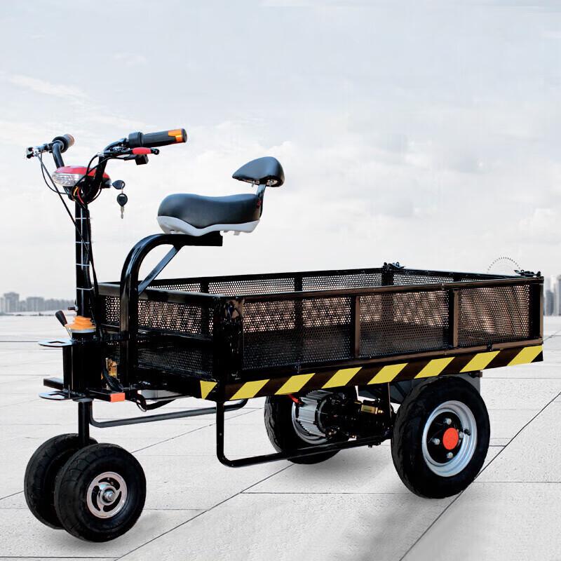 Junlun 850W Electric 4-Wheel Cargo Flatbed Cart CN plug (adapter included)
