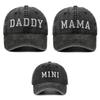 Vintage Parent-child Baseball Hats Adjustable Family Matching Baseball Cap Sport Visors Cap  Gifts