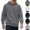 Men's Outdoor Casual Loose Hooded Sweatshirt With Long Sleeves