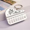 Melody-playing keyring, cute mini piano-style keychain