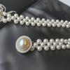 Pearls and Rhinestones Butterfly Pearl Belt  For Skirts Dress Top Sweater Coat